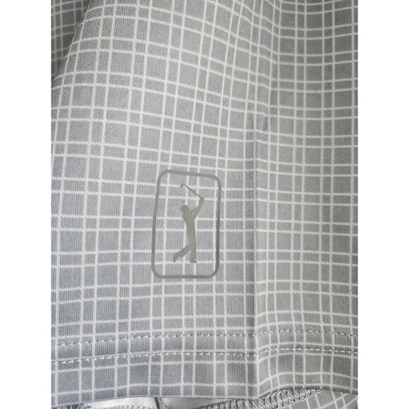 PGA Tour NWT Mens XXL Golf Polo Shirt Plaid Performance Moisture-Wicking UPF 50 - Picture 10 of 13